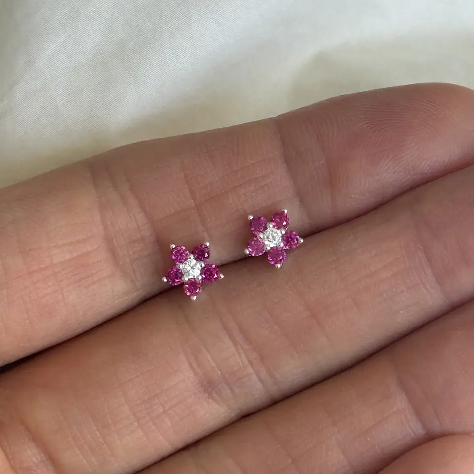 Flor fucsia 7 mm 2