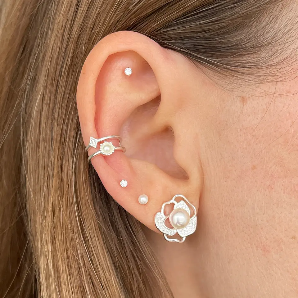 Flor de perla 13 mm 2