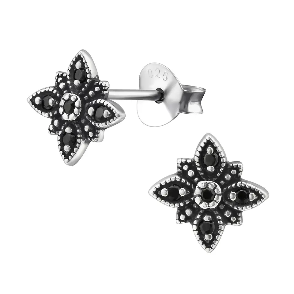 Flor negra 8 mm 3