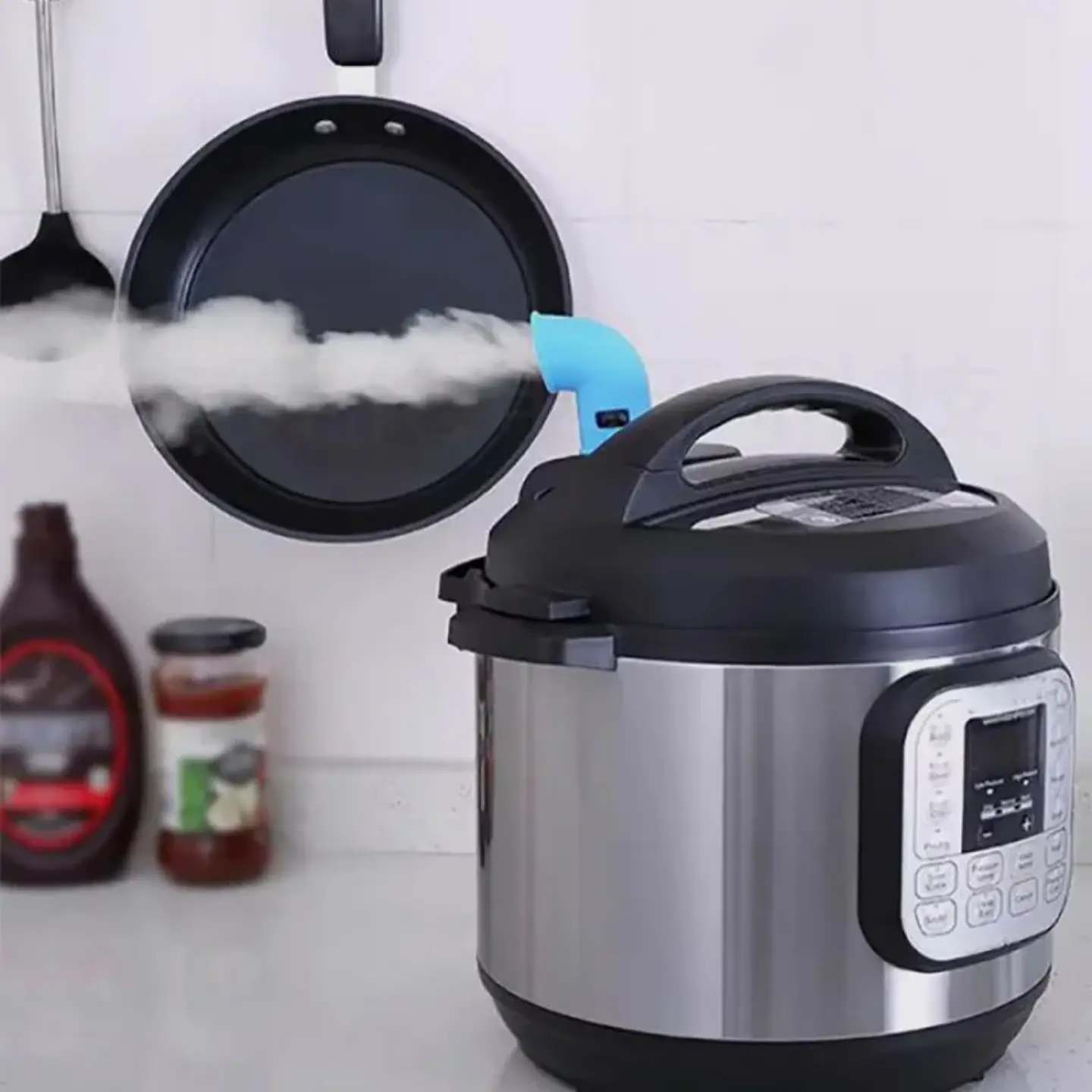 1pc Pressure Cooker Silicone Exhaust Pipe Pressure Cooker Silicone Steam Release Valve Pressure Cooker Exhaust Valve Diverte 4