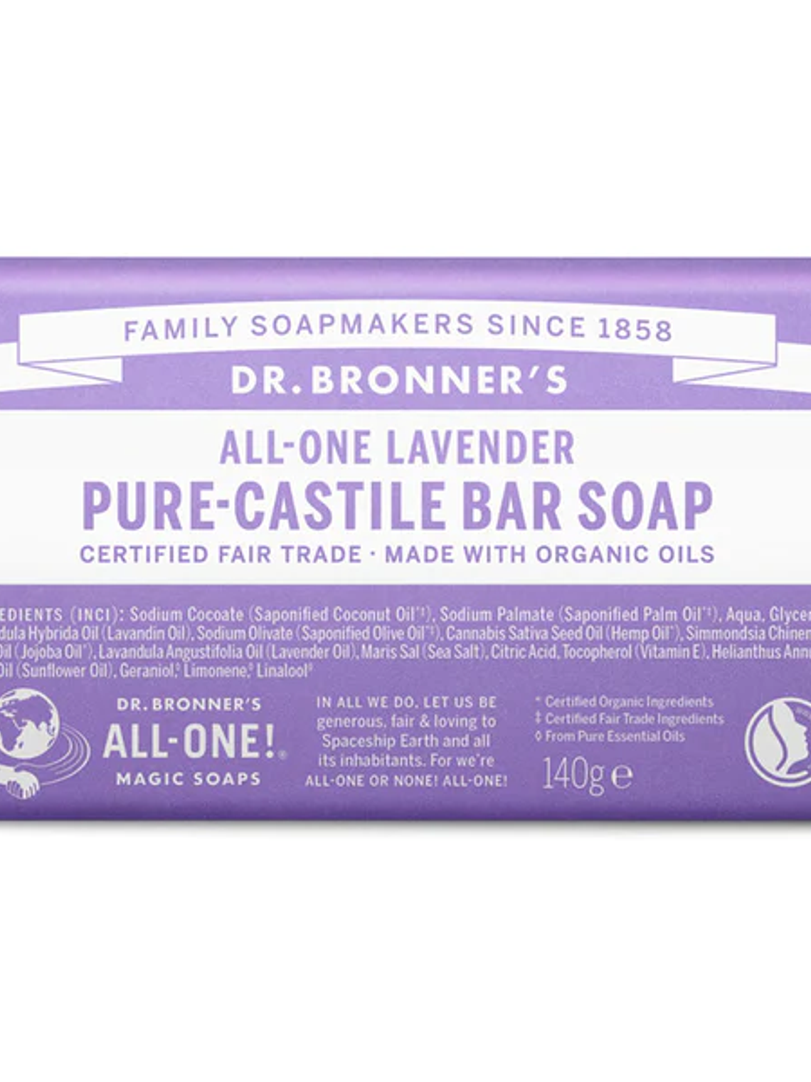 Sabonete Biológico Puro de Castela – Alfazema 1