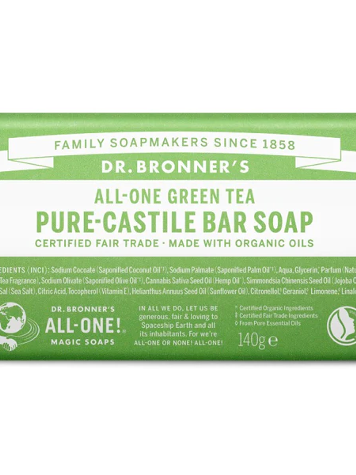 Sabonete Biológico Puro de Castela – Citrinos & Chá Verde 1