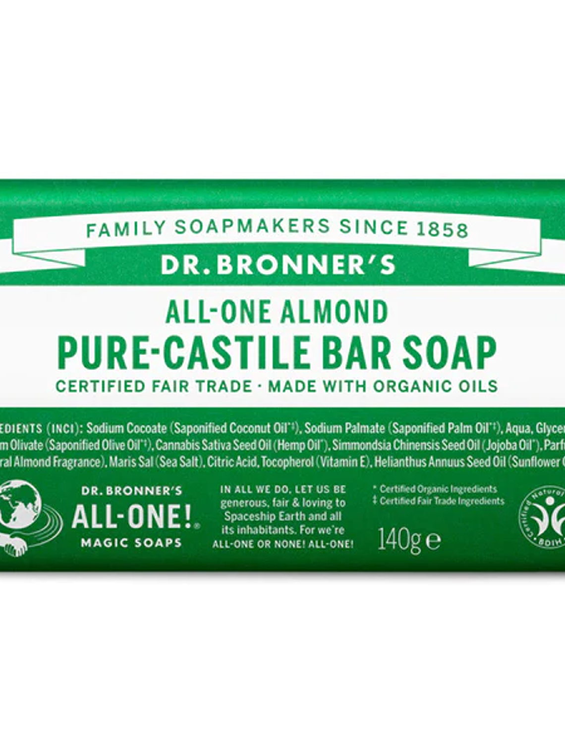 Sabonete Biológico Puro de Castela – Amêndoa 1