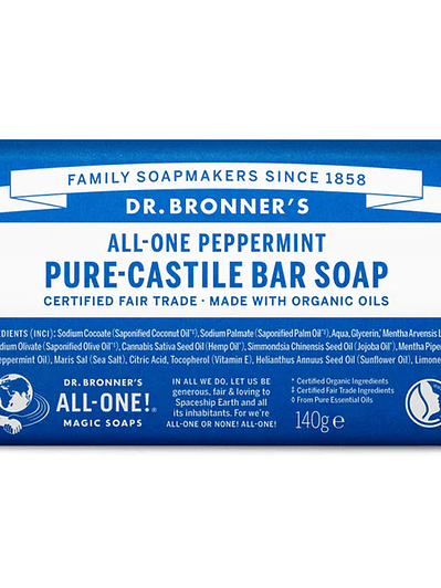 Sabonete Biológico Puro de Castela – Hortelã-Pimenta