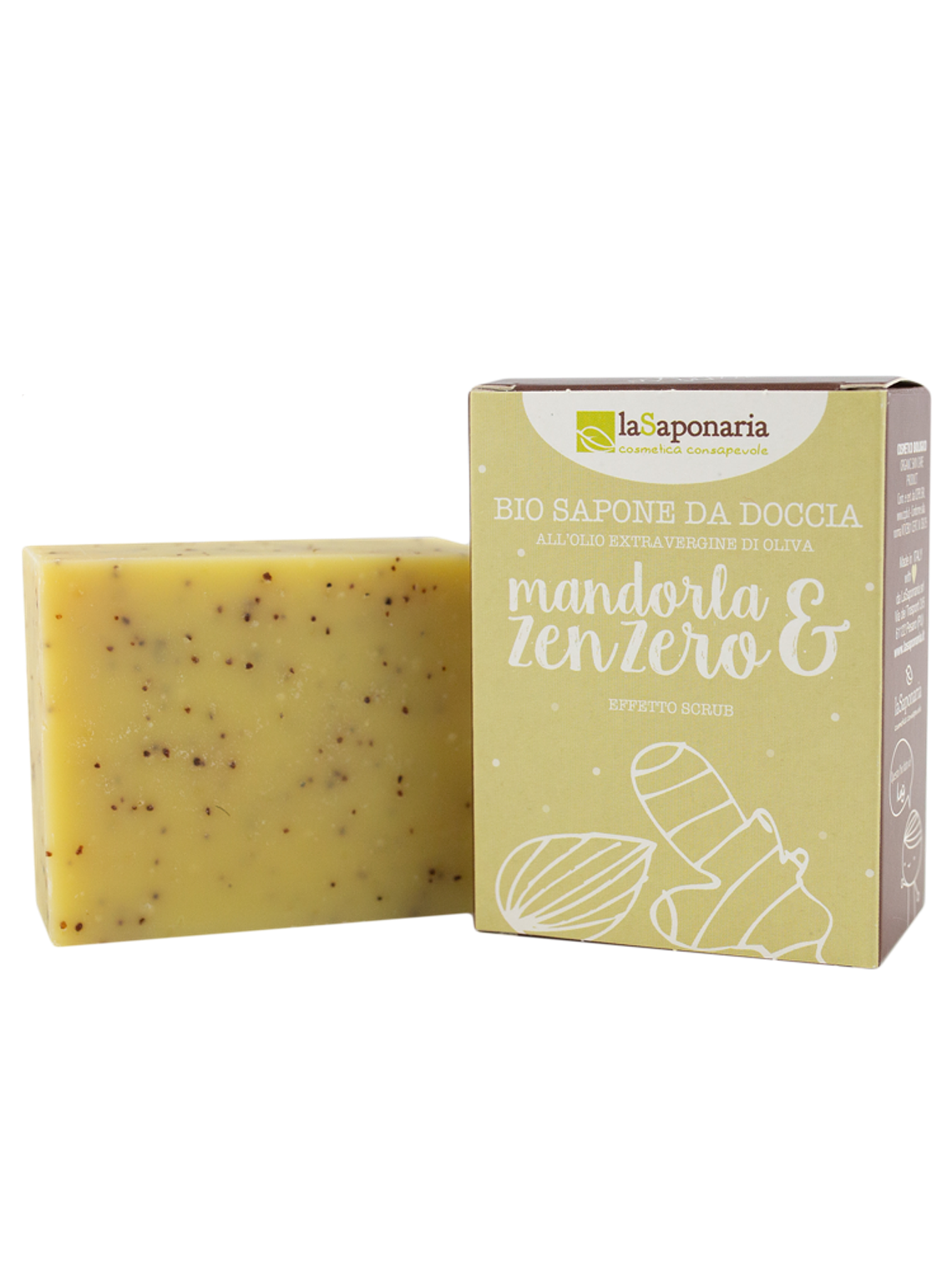 Sabonete Biológico Amêndoa e Gengibre 100gr 1