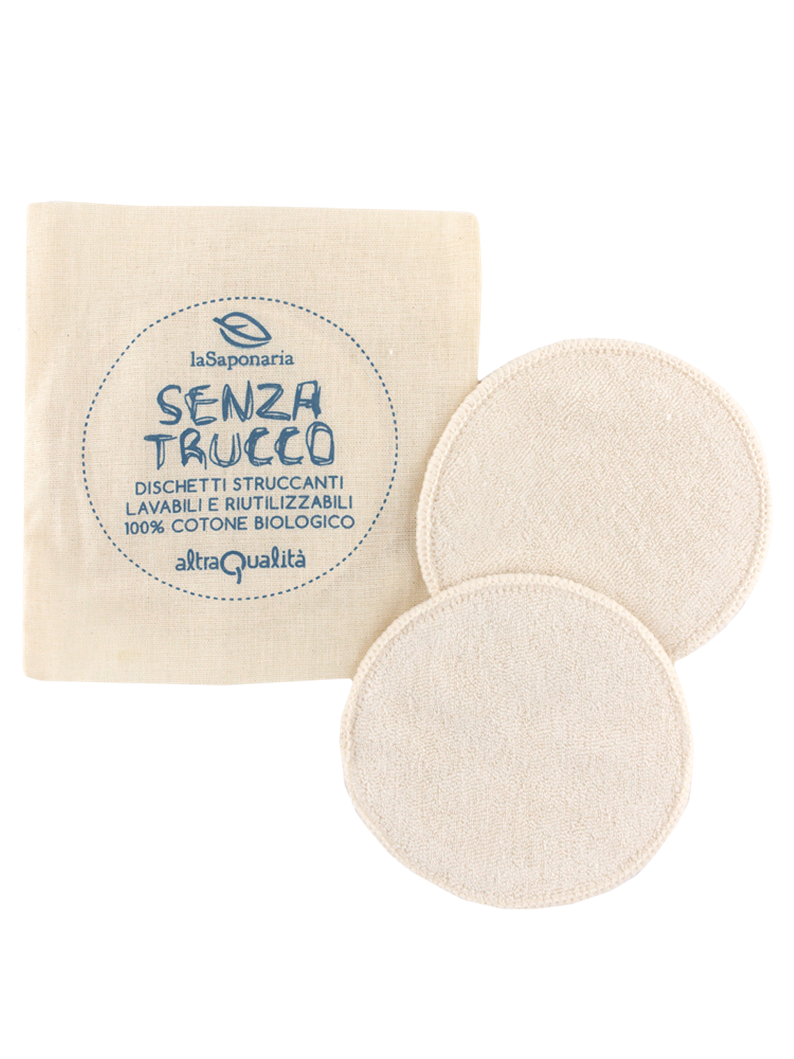 Discos desmaquilhantes reutilizáveis de algodão biológico (comércio justo) 2