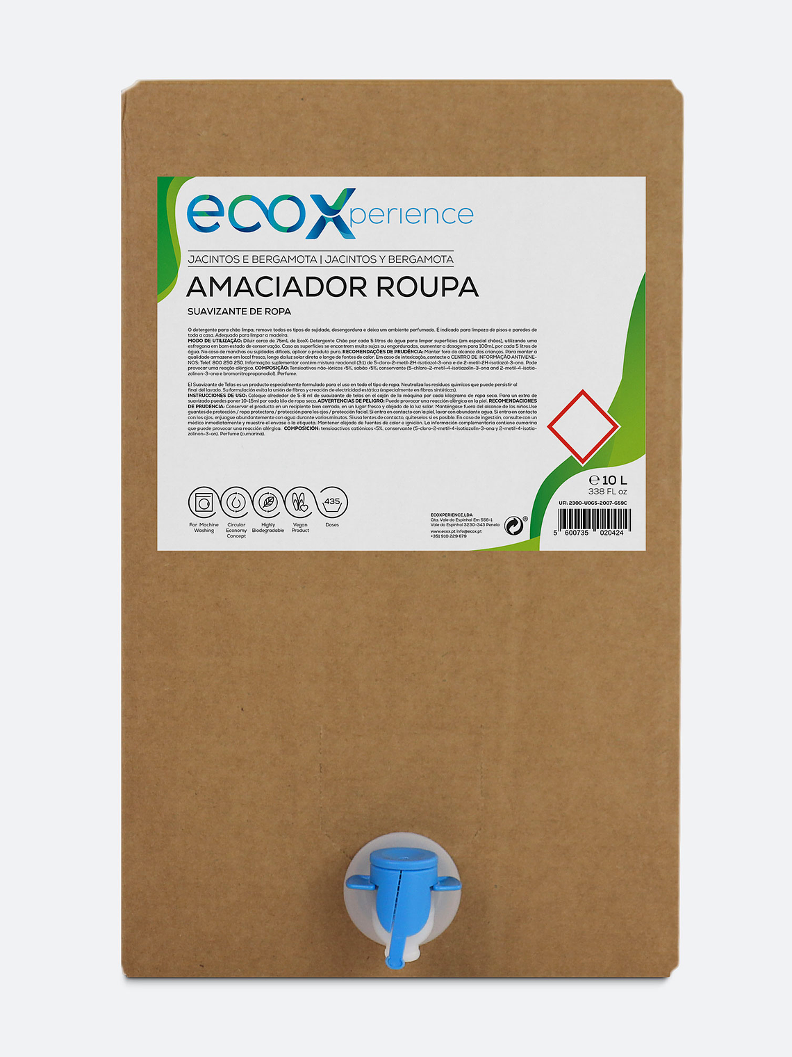 Amaciador Roupa Jacintos Bergamota 4