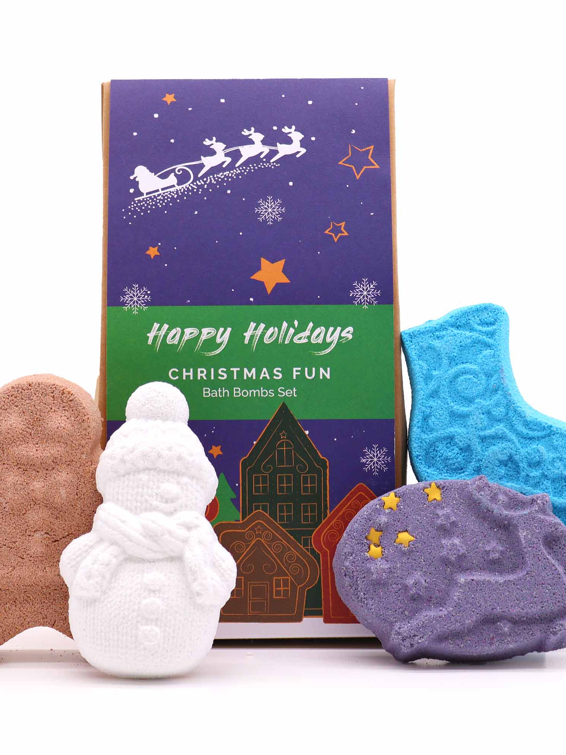 Bombas de banho de Natal 6