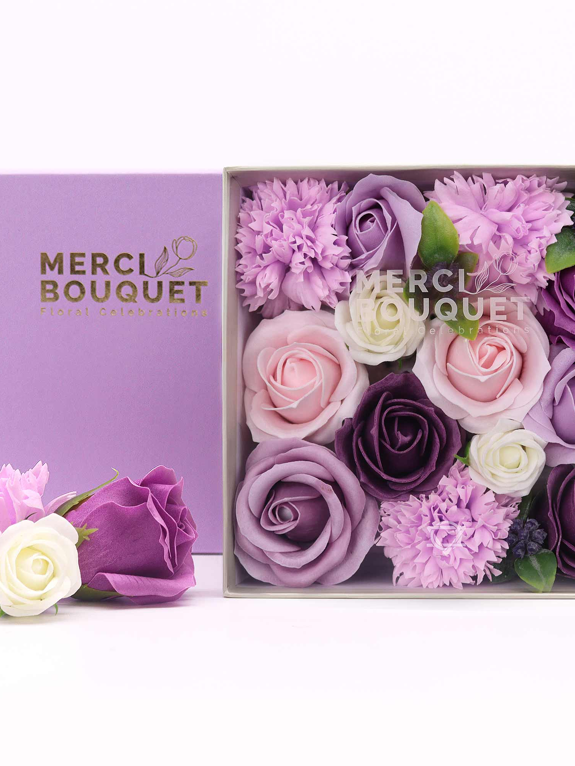 Caixas de Presente de Flores de Sabão – Encanto que se sente e se vê 11