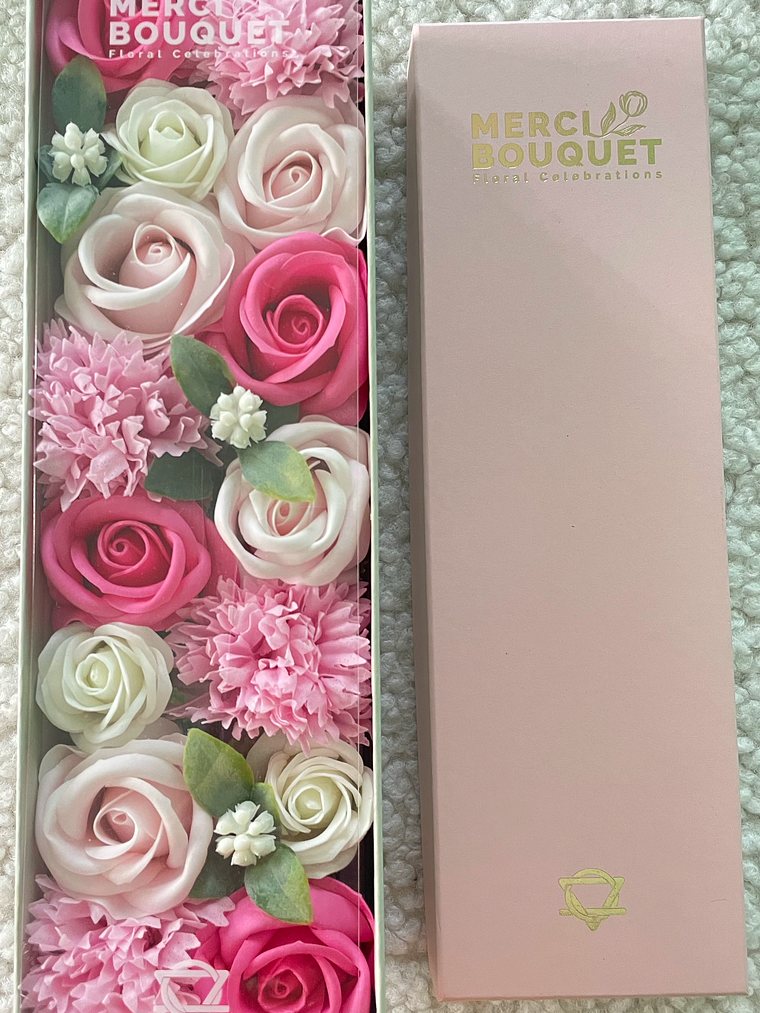 Flores de sabão Caixa Longa 1