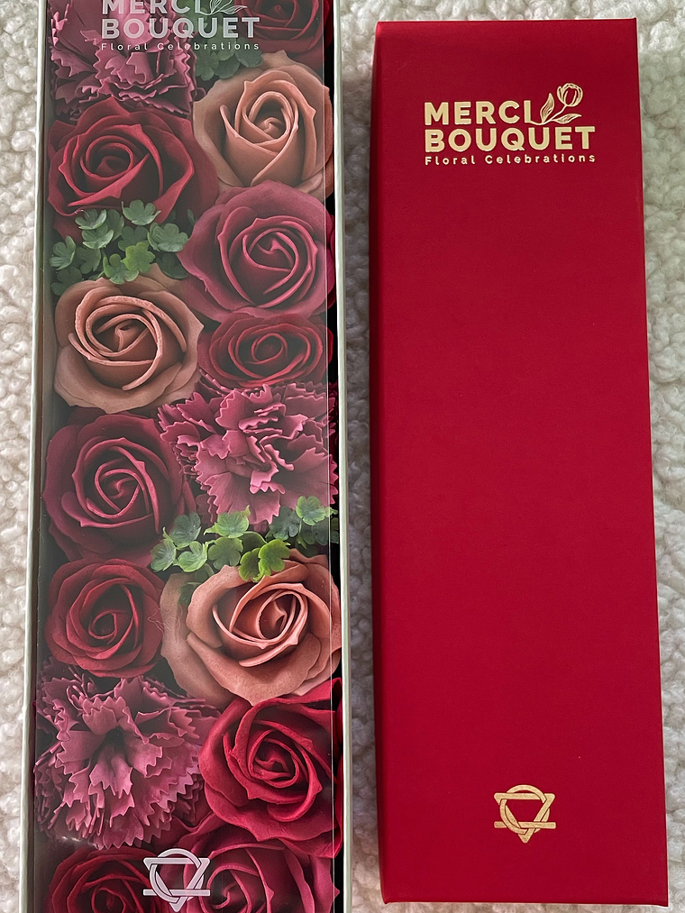 Flores de sabão Caixa Longa 4