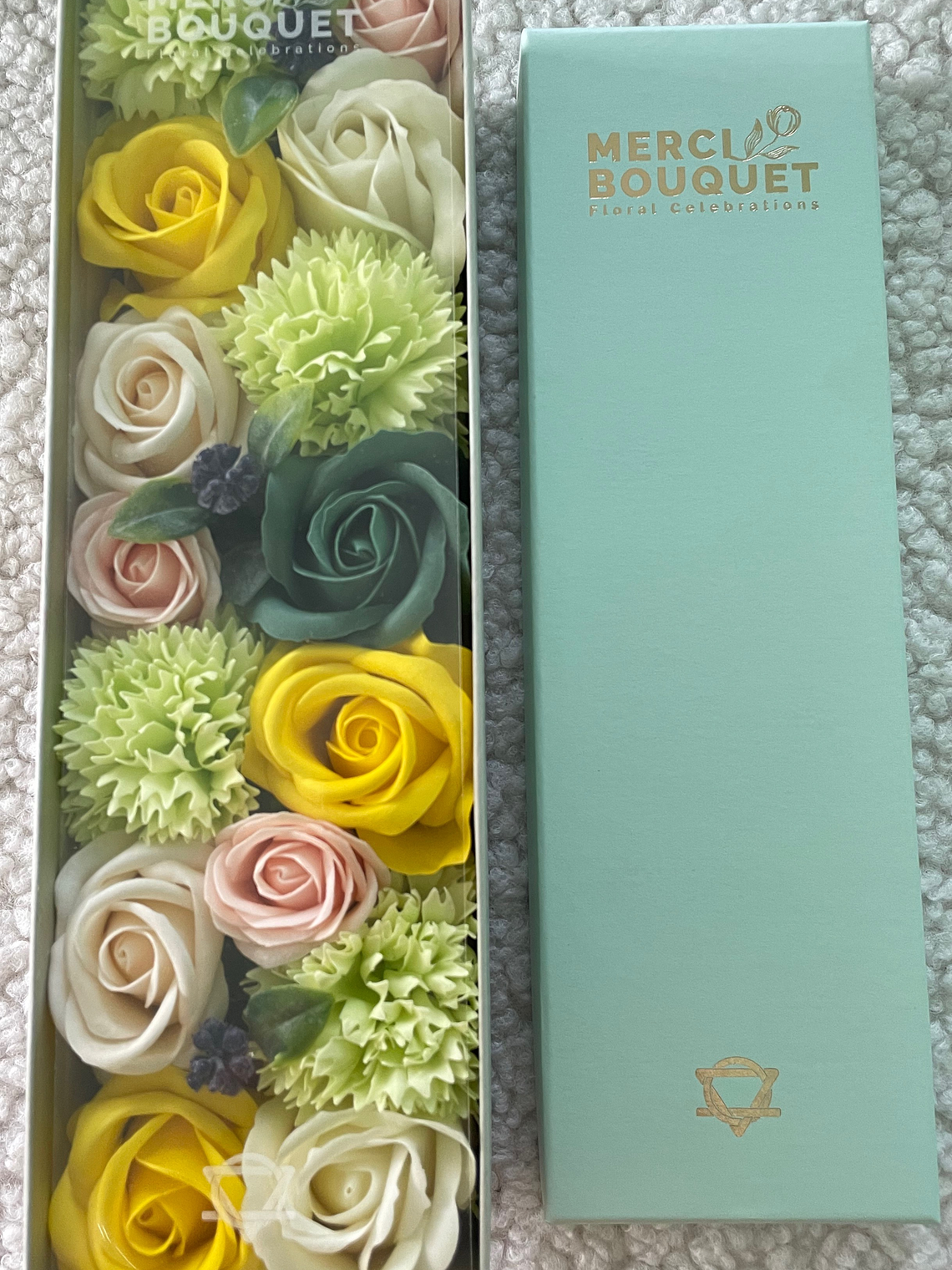 Flores de sabão Caixa Longa 5