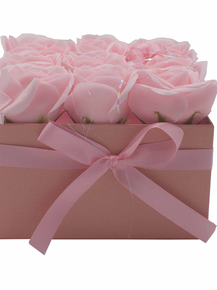 Buquê de Flores de Sabão Caixa 9 Rosas 2