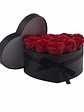 Buquês de Flores de Sabão Caixa Coração 13 Rosas  - thumbnail 2