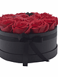 Buquês de Flores de Sabão Caixa Redonda 14 Rosas  - Thumbnail 1