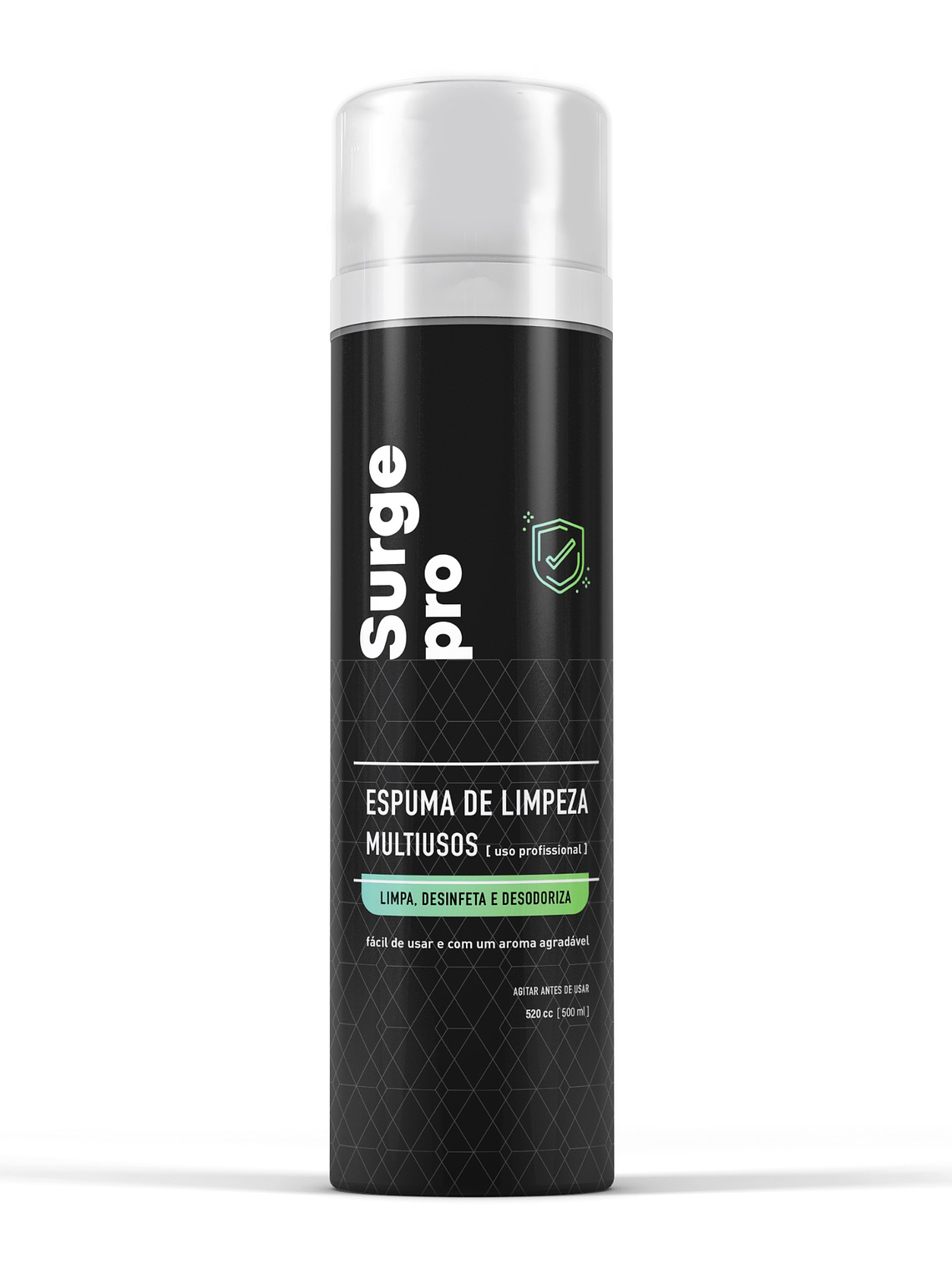  Surge Pro Espuma Ativa 3 em 1 – Detergente, Desinfetante e Desengordurante Portátil 1