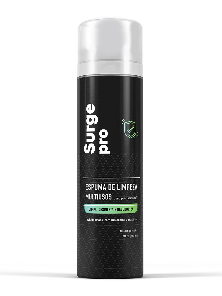  Surge Pro Espuma Ativa 3 em 1 – Detergente, Desinfetante e Desengordurante Portátil 1
