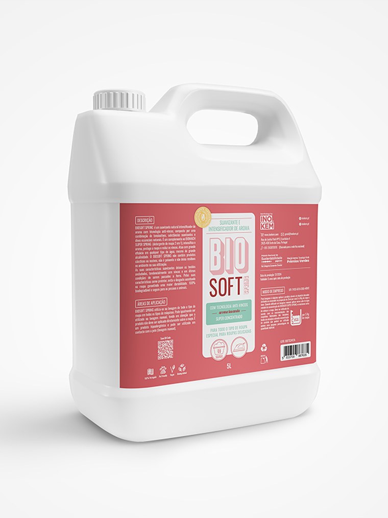 Intensificador de perfume e anti-vincos para roupa- BIOSOFT SPRING (lavanda) 2