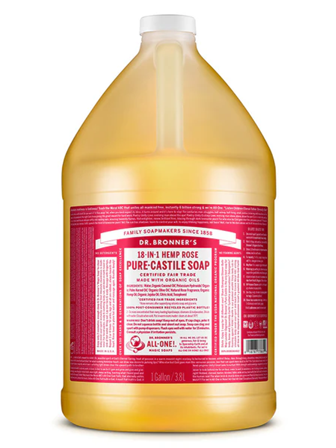 Sabonete Líquido Biológico - Rosa  5