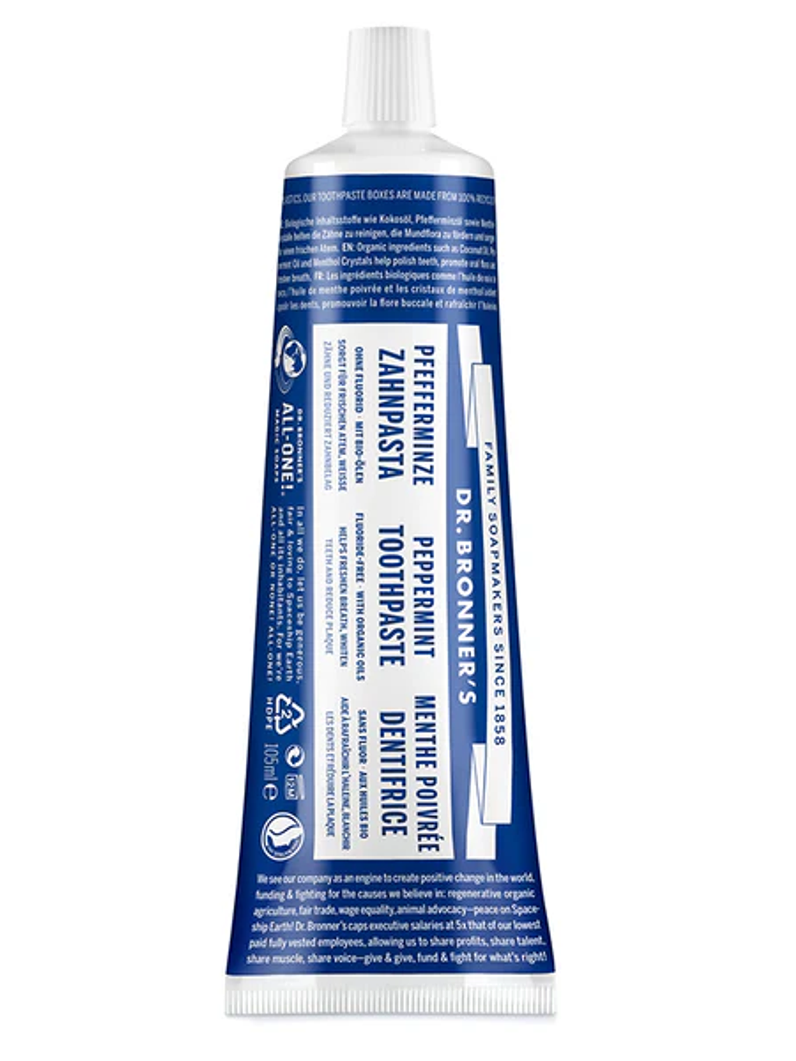 Dentífrico Biológico Dr. Bronner’s – Frescura Natural 1