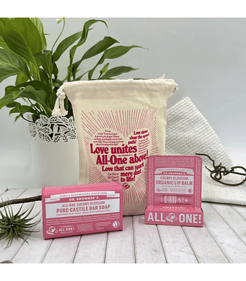 Gift Set Flor de Cerejeira – Hidratação & Cuidado Natural | Dr. Bronner’s