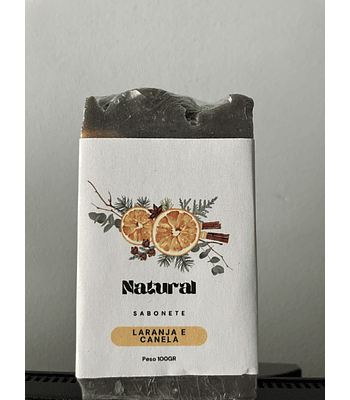 Sabonete Artesanal de Canela e Laranja – Energizante e Purificante