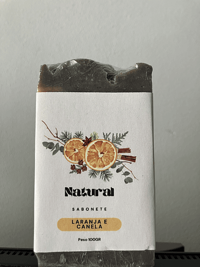Sabonete Artesanal de Canela e Laranja – Energizante e Purificante