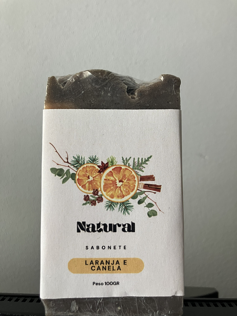 Sabonete Artesanal de Canela e Laranja – Energizante e Purificante 1