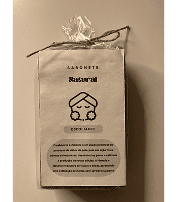 Sabonete Artesanal Esfoliante Natural – Renovação e Suavidade da Pele