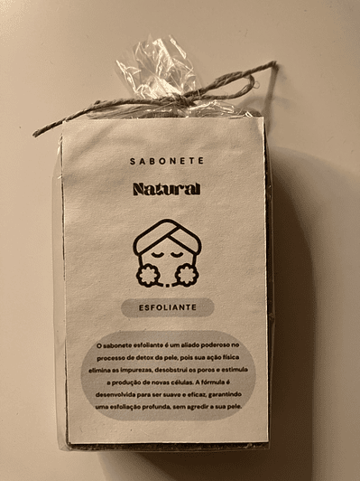 Sabonete Artesanal Esfoliante Natural – Renovação e Suavidade da Pele