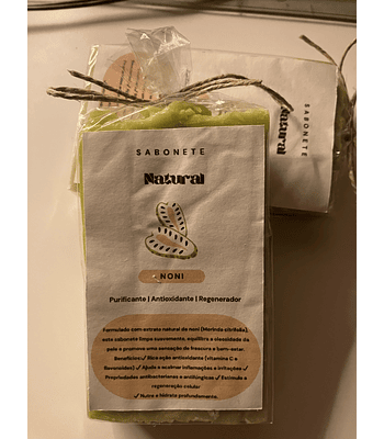 Sabonete Artesanal de Noni e Azeite – Revitalização e Energia Natural
