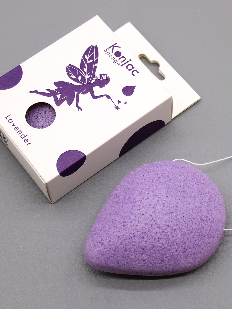 Esponja Konjac com Lavanda – Clareadora e Calmante para Todos os Tipos de Pele 1