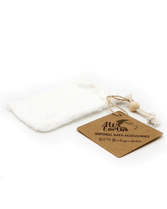 Bolsa de Sabão de Bambu – Suave, Hipoalergénica e Sustentável