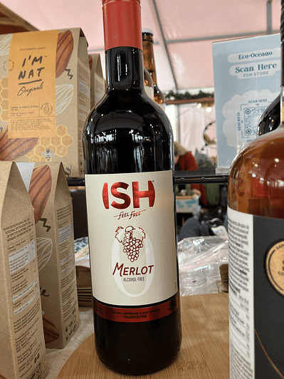 Vinho ISH Merlot 0% álcool