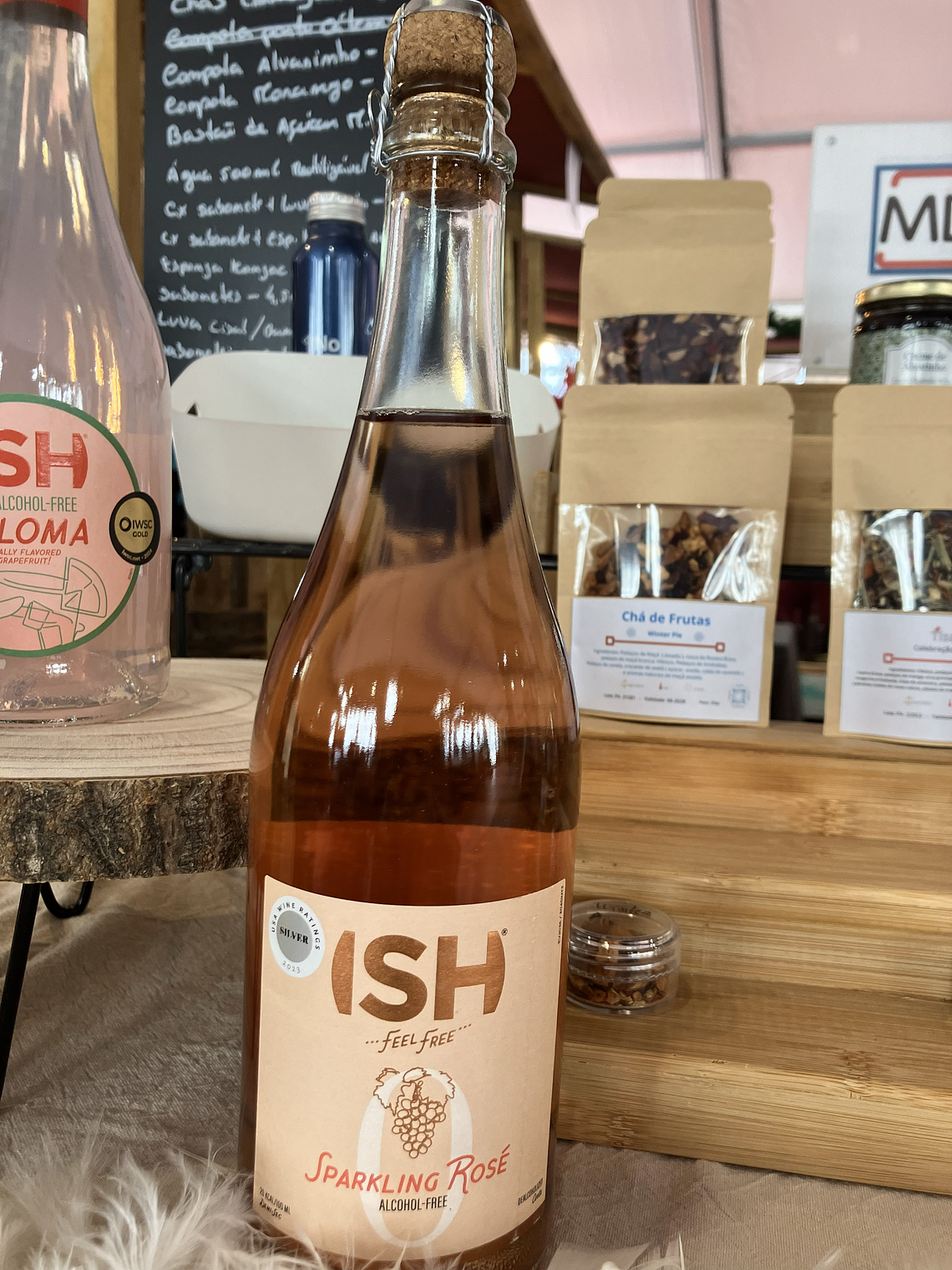ISH Espumante rosé sem álcool 1