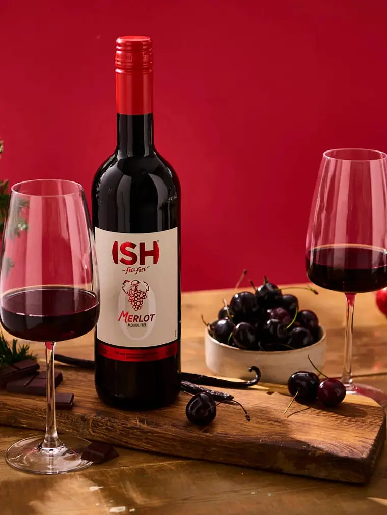 Vinho ISH Merlot 0% álcool 1