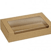 Embalagem Cartolina Kraft C/ janela – Pack 100