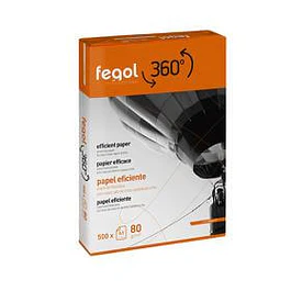 Resma Papel Fotocopia A3 80Gr Fegol 360º Branco