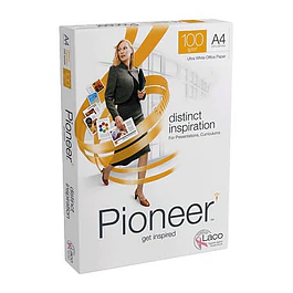 Papel Fotocópia A4 100GR Pioneer Branco Emb. 250Fls