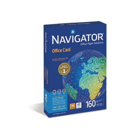 Papel 160gr A4 Navigator (Office Card) 1x250Folhas