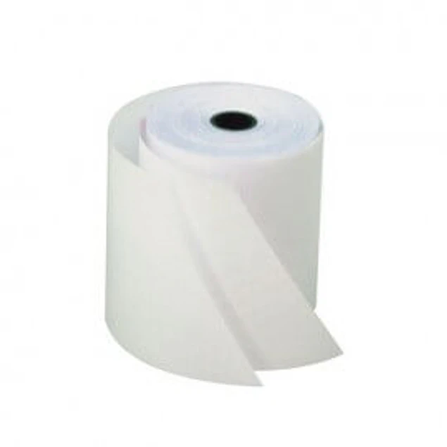 Rolo Papel 2 Vias Autocopiativos 76X70X11 Cópia Branco
