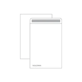 Envelopes Saco Branco 162X229mm - 500uni 