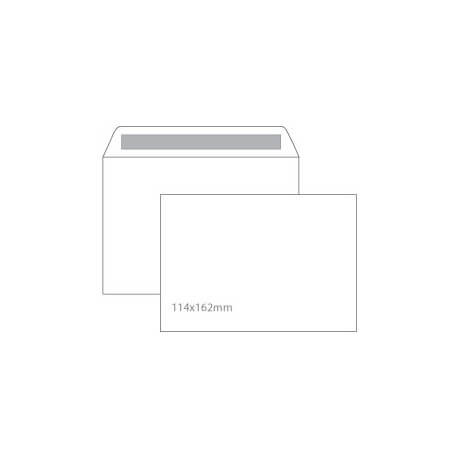 Envelopes 114x162mm Branco - 500Uni 