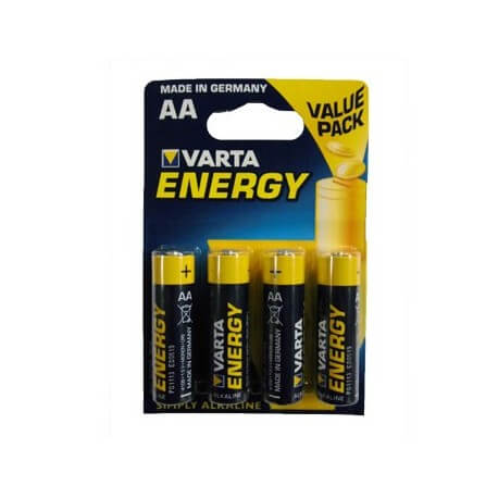 Pilhas Alcalinas Varta Energy LR6 AA 1.5V 2600mAh 4un