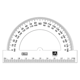 Transferidor 180º/10cm Plástico 