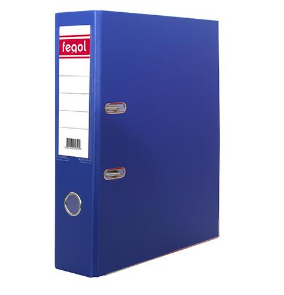 Pasta arquivo PP A4 L80 azul(PVC) - 10uni