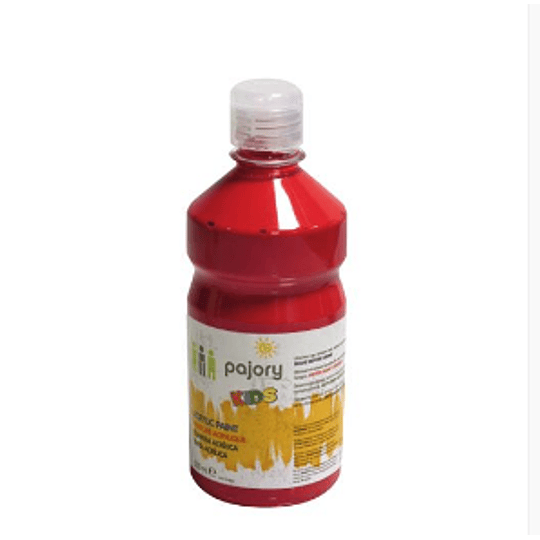 Tinta Acrilica Kids, várias cores (Boião 500ml)