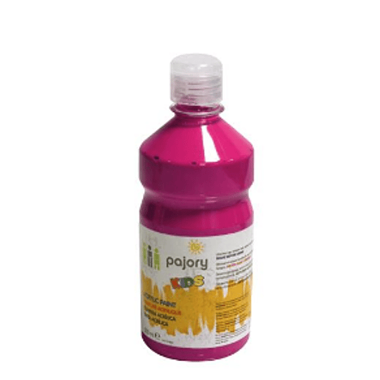 Tinta Acrilica Kids, várias cores (Boião 500ml)