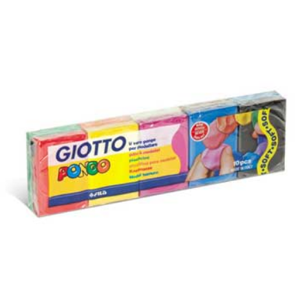 Plasticina Pongo Soft Conjunto Sortido 10x50gr