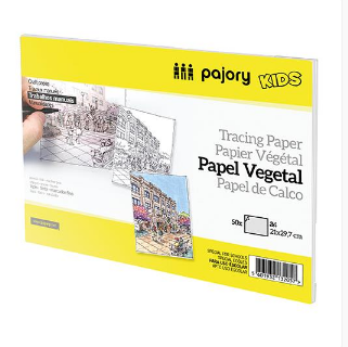 Bl. papel vegetal A3 90gr (50folhas)